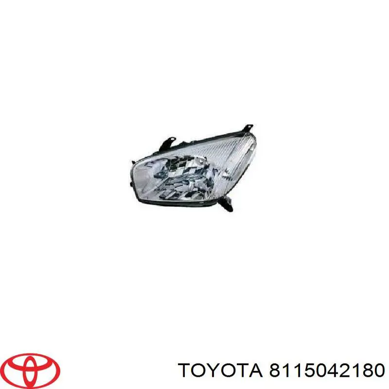 Do koszyka 8115042180 Toyota Reflektor lewy