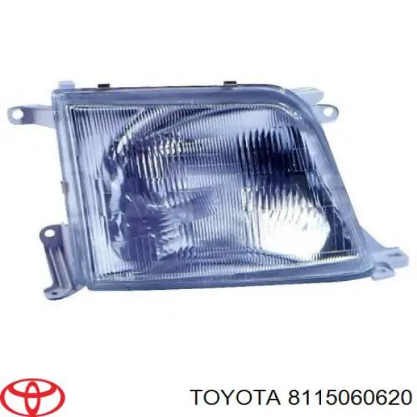 Do koszyka 8115060620 Toyota Reflektor lewy
