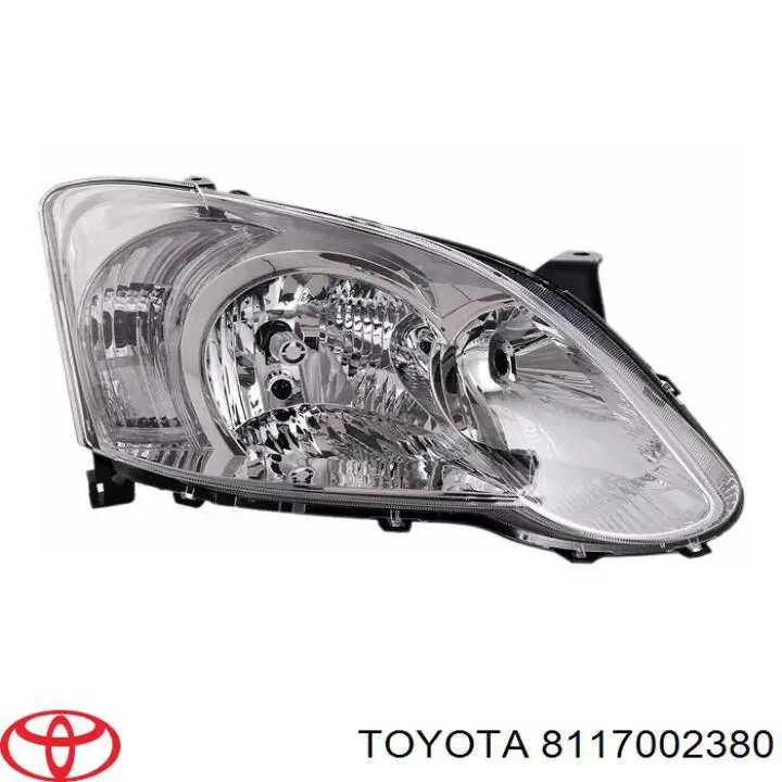 8117002380 Toyota Reflektor lewy