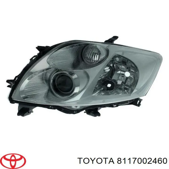 Do koszyka 8117002460 Toyota Reflektor lewy