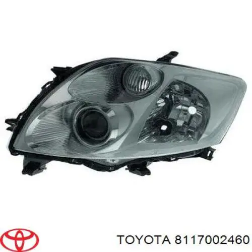 Reflektor lewy Toyota 8117002460 cena, od 182,21 USD