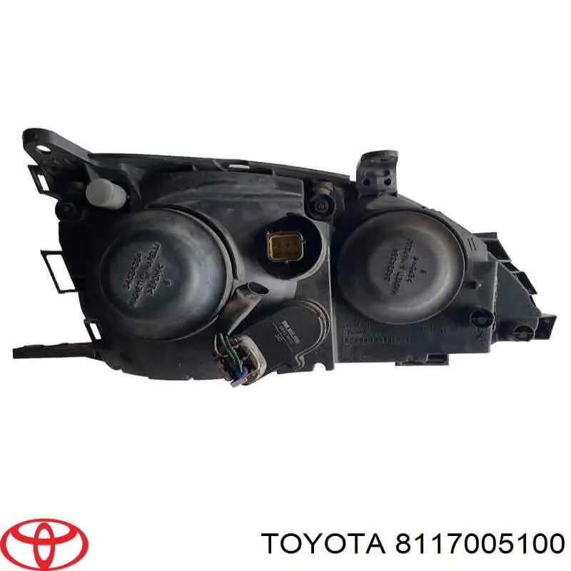 Do koszyka 8117005100 Toyota Reflektor lewy