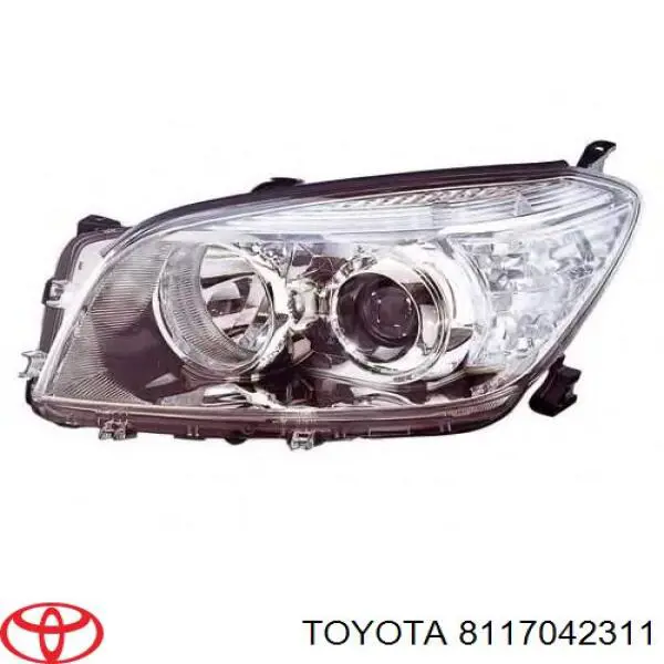Reflektor lewy Toyota 8117042311 cena, od 216,80 USD