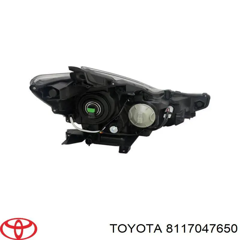 Reflektor lewy 8117047650 Toyota