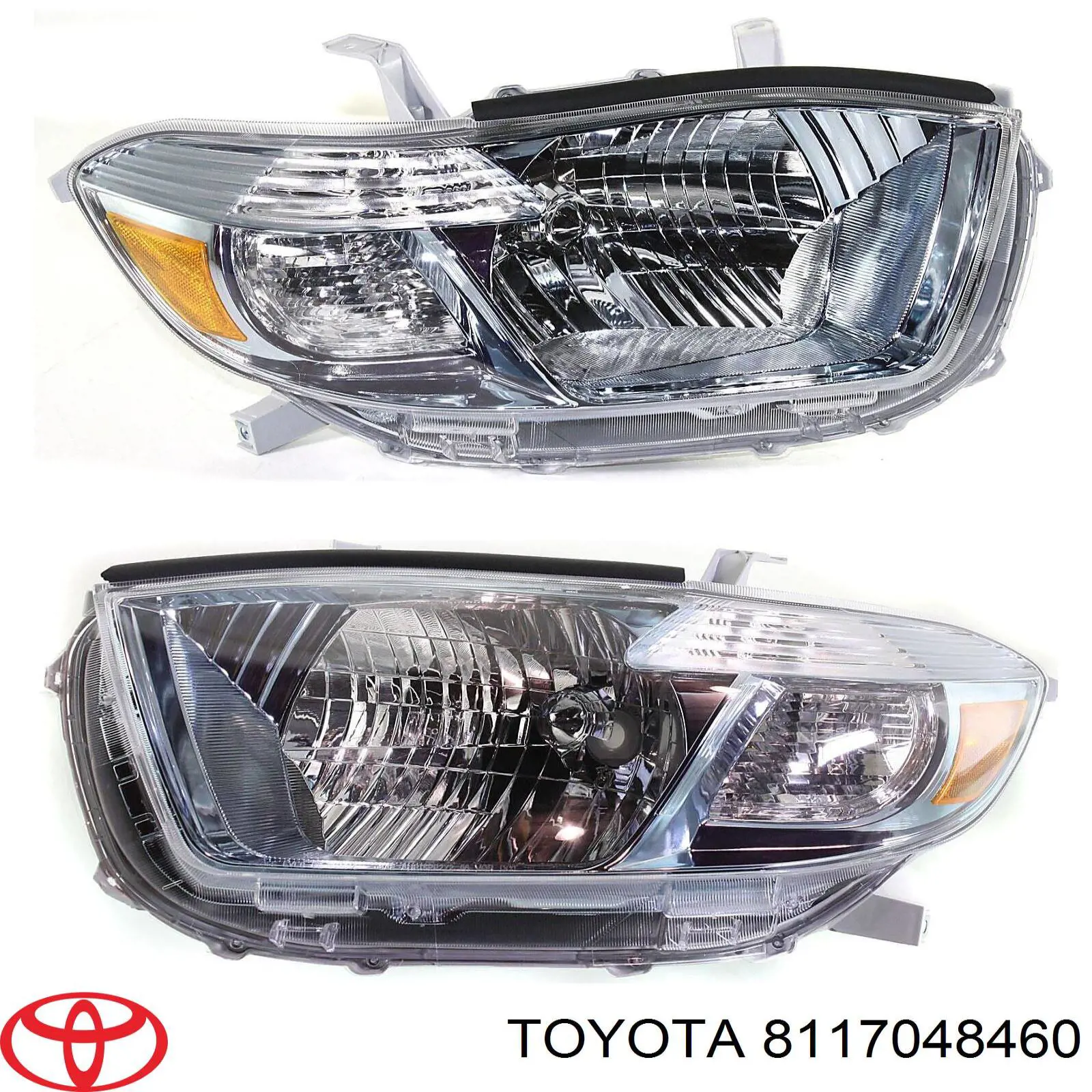 Reflektor lewy do Toyota Highlander I HYBRID U2