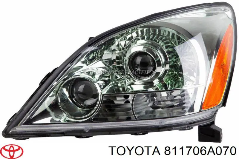 811706A070 Toyota Reflektor lewy