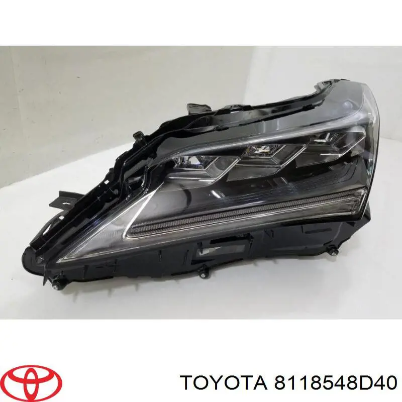 8118548D40 Toyota Reflektor lewy