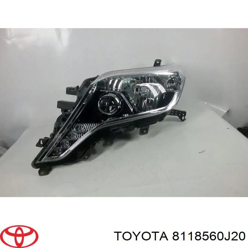 Reflektor lewy Toyota 8118560J20 cena, od 223,52 USD