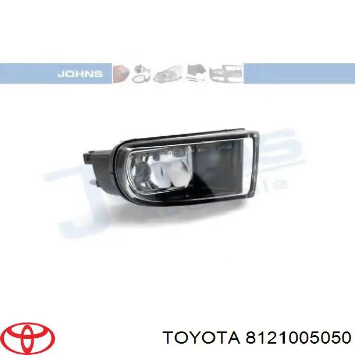 8121005050 Toyota Lampa przeciwmgielna prawa
