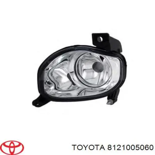 Lampa przeciwmgielna prawa Toyota 8121005060 cena, od 58,87 USD