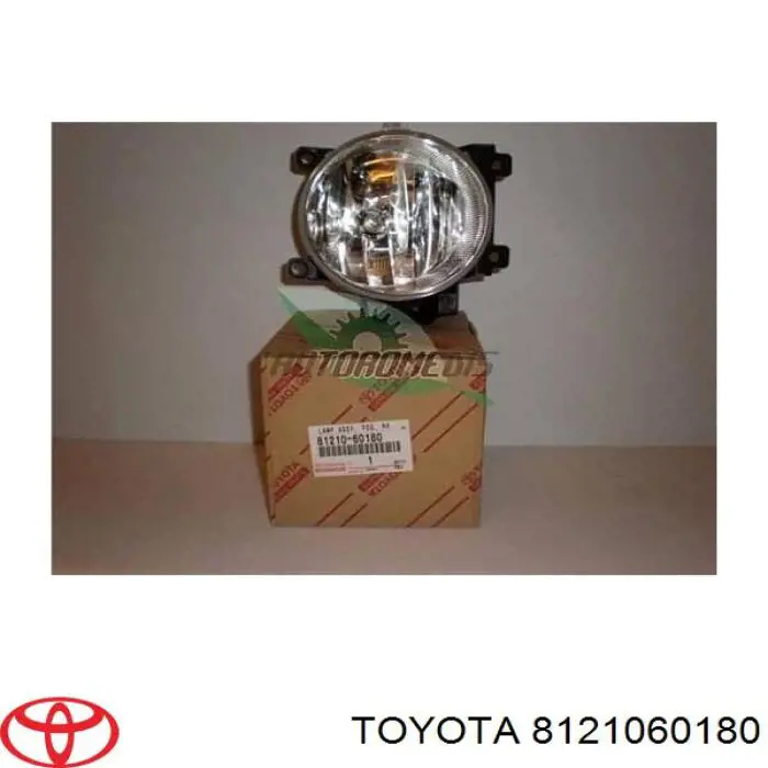 Lampa przeciwmgielna prawa Toyota 8121060180 cena, od 49,08 USD