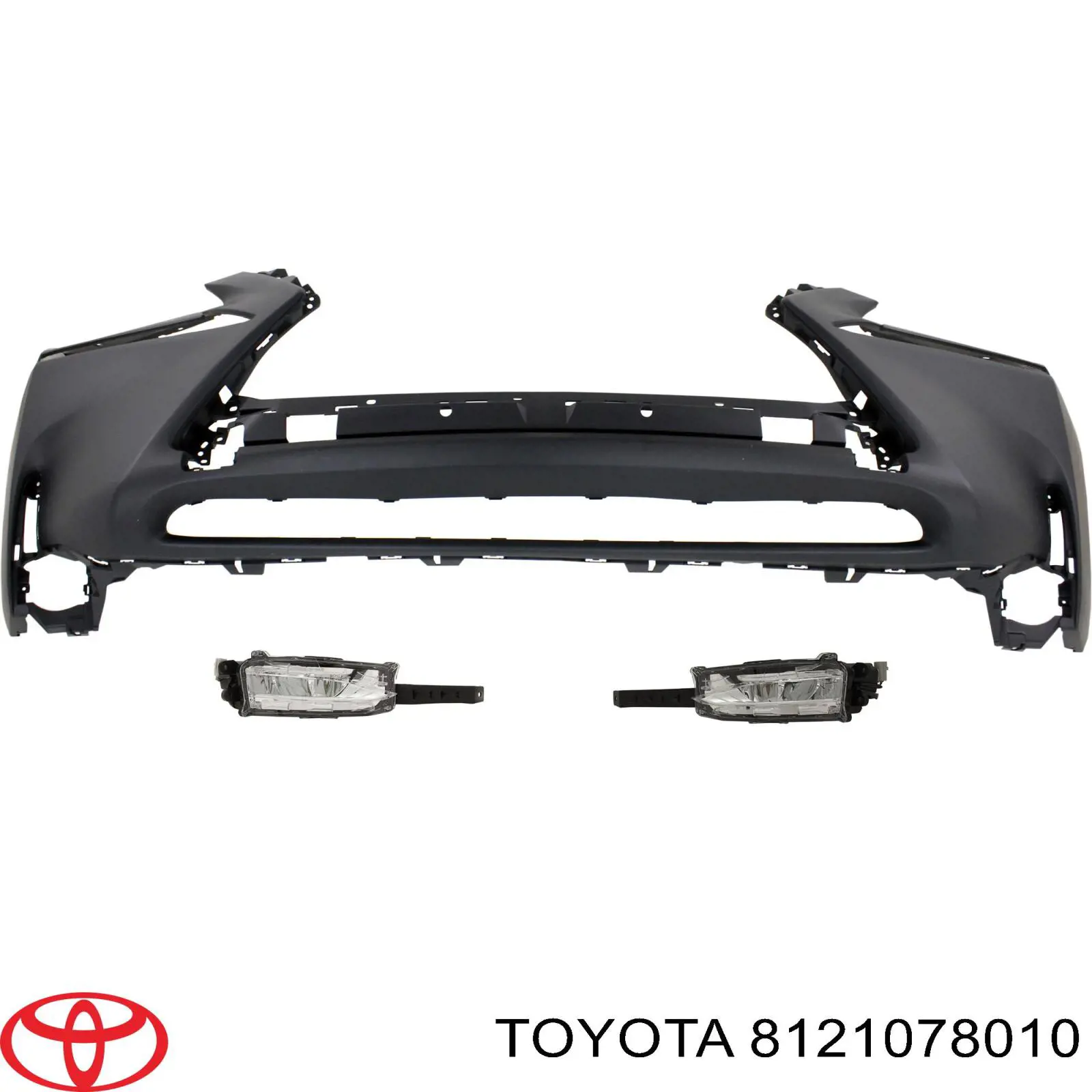 Lampa przeciwmgielna prawa Toyota 8121078010 cena, od 74,66 USD