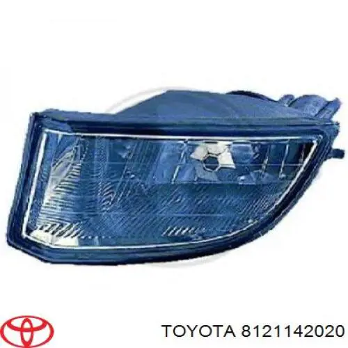 Lampa przeciwmgielna prawa Toyota 8121142020 cena, od 59,59 USD