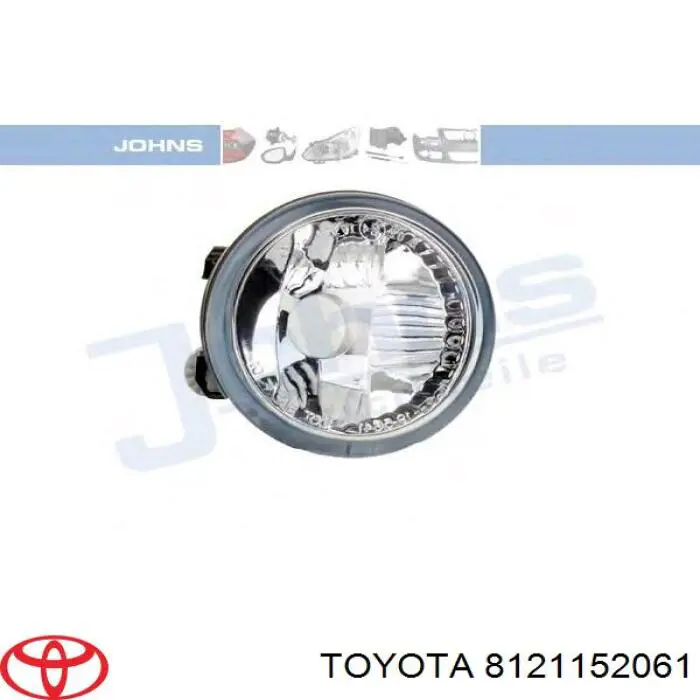 Do koszyka 8121152061 Toyota Lampa przeciwmgielna prawa