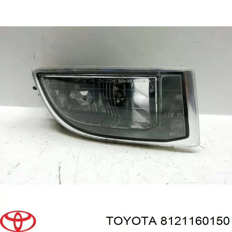 8121160150 Toyota Lampa przeciwmgielna prawa