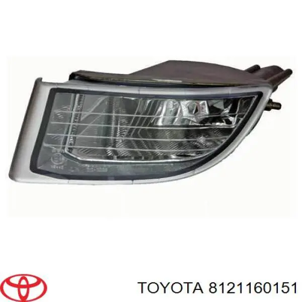 8121160151 Toyota Lampa przeciwmgielna prawa