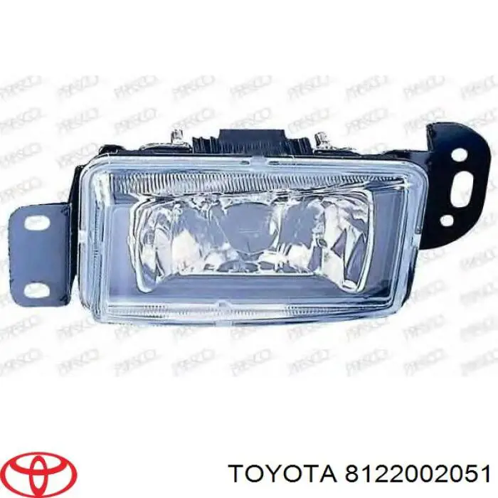 8122002051 Toyota Lampa przeciwmgielna lewa