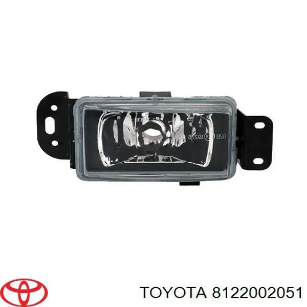 Lampa przeciwmgielna lewa Toyota 8122002051 cena, od 51,01 USD