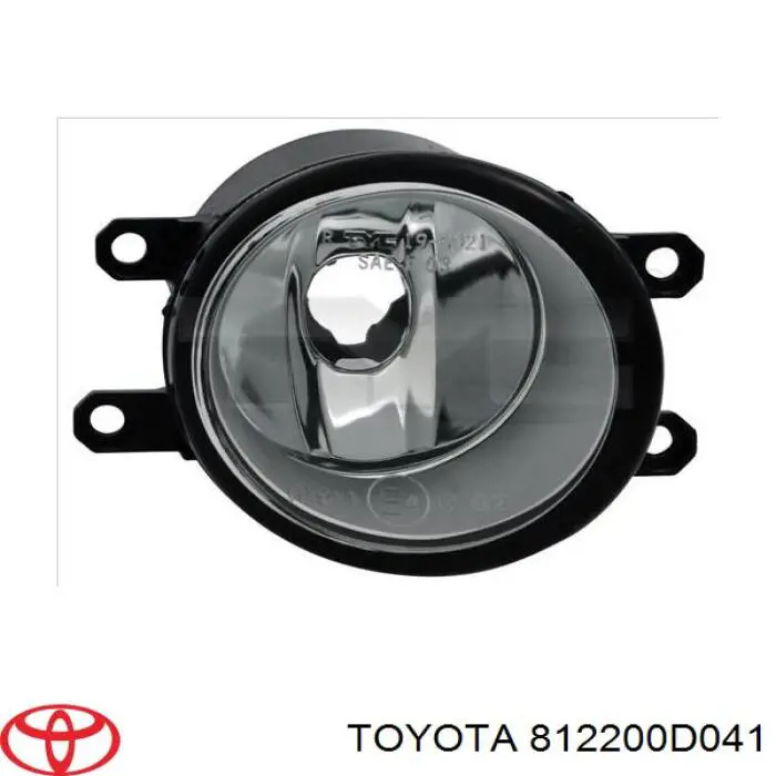 Lampa przeciwmgielna lewa Toyota 812200D041 cena, od 33,12 USD
