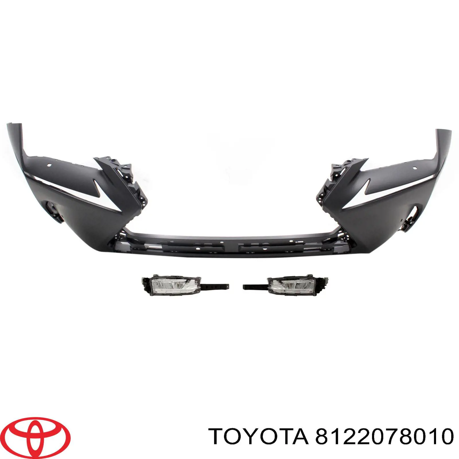 8122078010 Toyota Lampa przeciwmgielna lewa