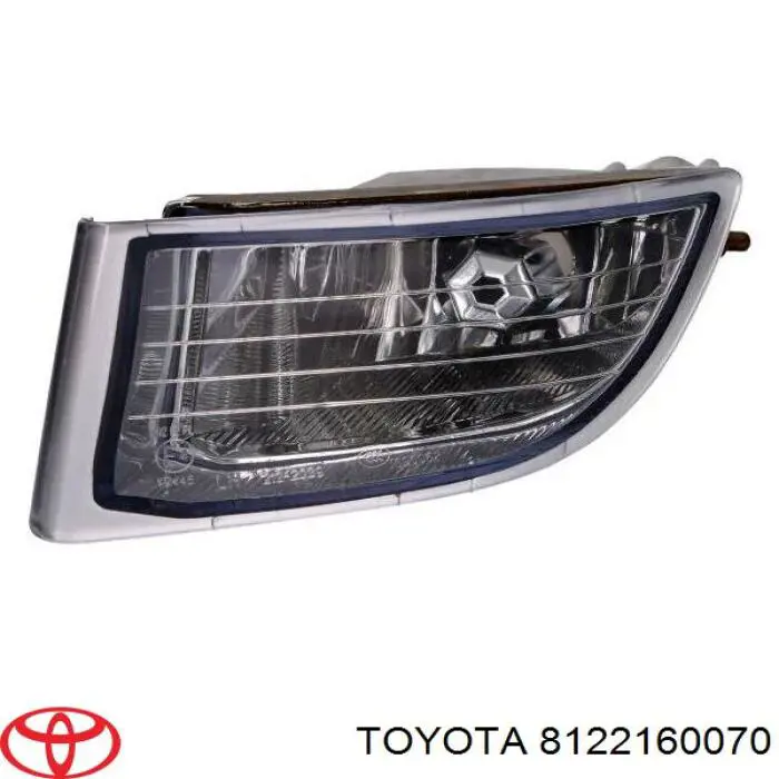 8122160070 Toyota Lampa przeciwmgielna lewa