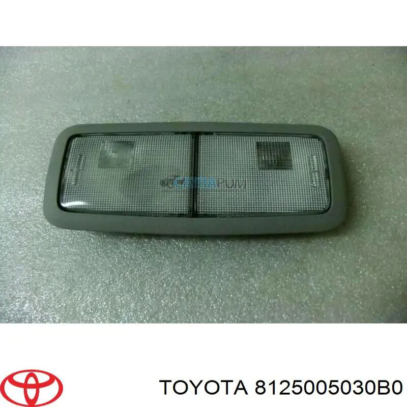 8125005030B0 Toyota Lampka oświetlenia kabiny tylna