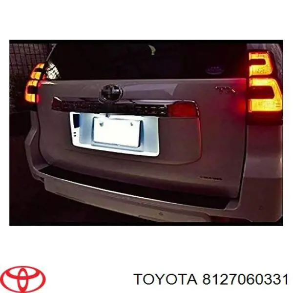 Lampa oświetlenia tylnej tablicy rejestracyjnej Toyota 8127060331 cena, od 24,91 USD