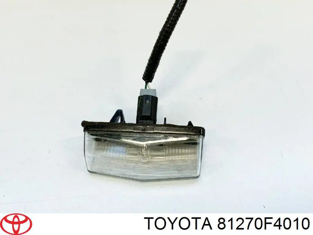 81270F4010 Toyota Lampa oświetlenia tylnej tablicy rejestracyjnej