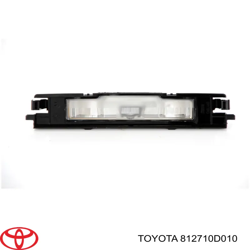 812710D010 Toyota Lampa oświetlenia tylnej tablicy rejestracyjnej