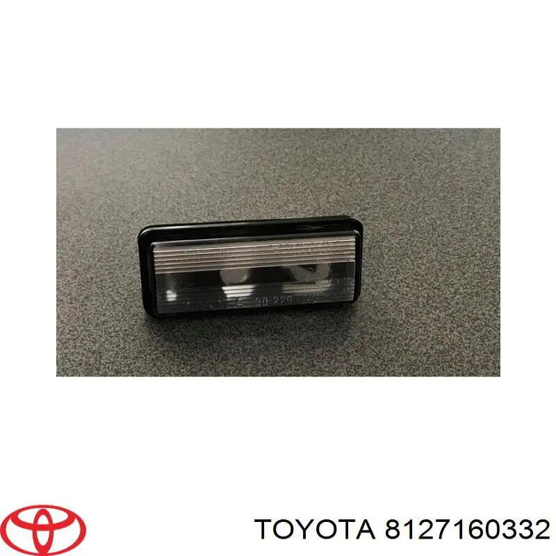Do koszyka 8127160331 Toyota Lampa oświetlenia tylnej tablicy rejestracyjnej