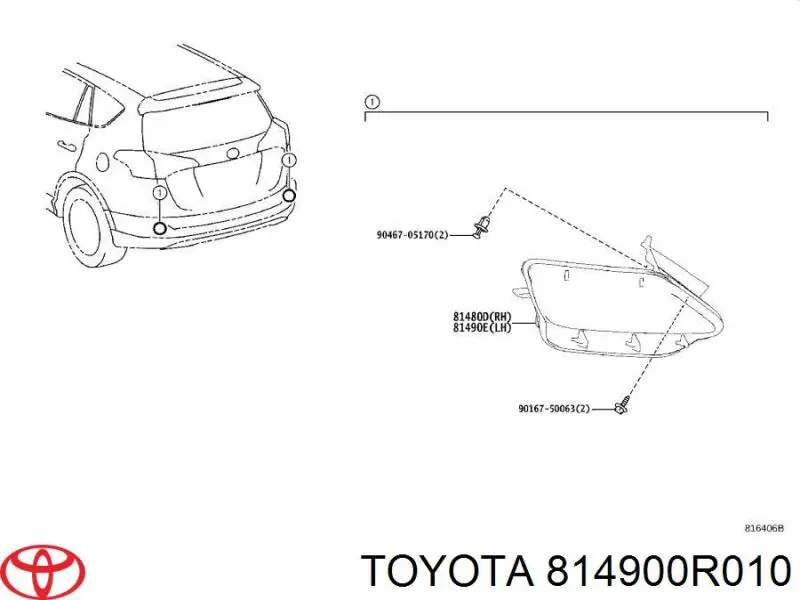 Przednia lampa przeciwmgielna tylna lewa Toyota 8149042050 cena, od 57,89 USD