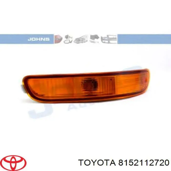 Kierunkowskaz lewy Toyota 8152012720 cena, od 51,72 USD