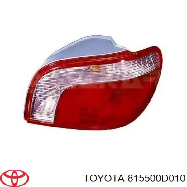 Do koszyka 815500D010 Toyota Lampa zespolona tylna prawa