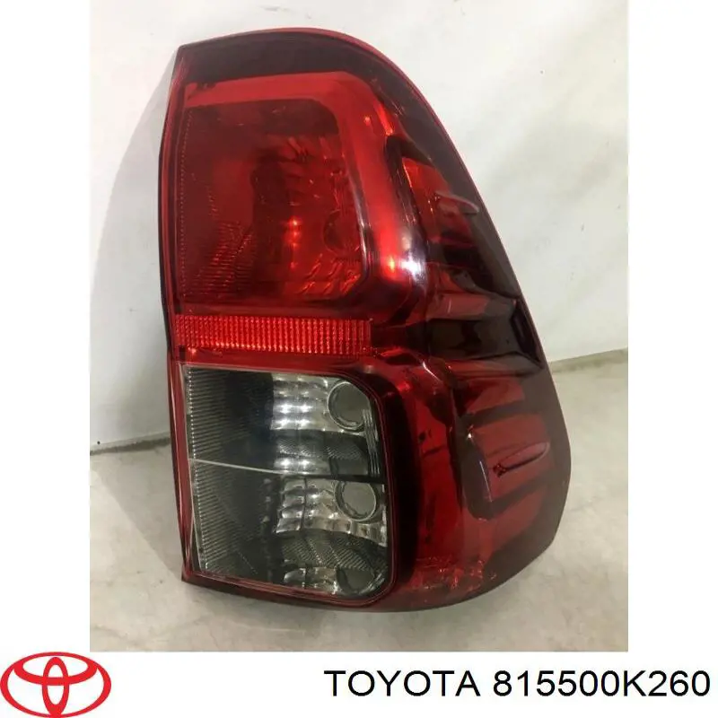 Lampa zespolona tylna prawa 815500K260 Toyota