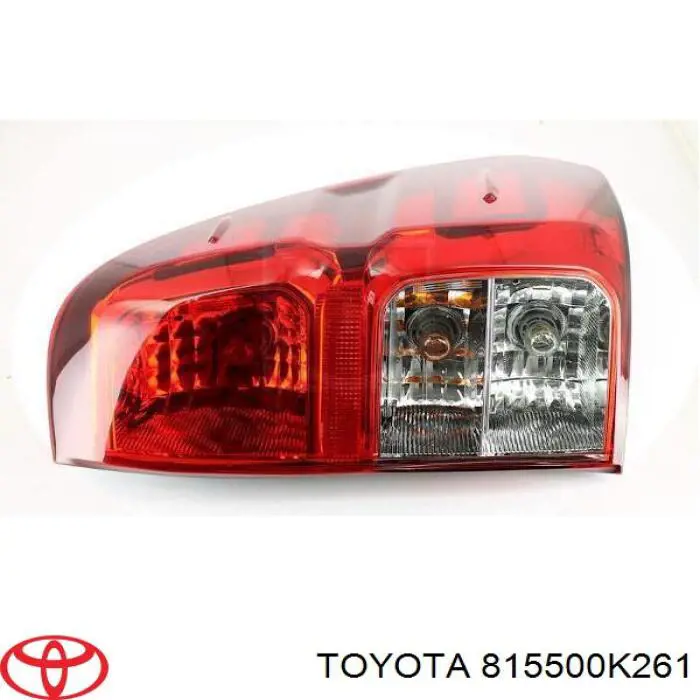 Do koszyka 815500K260 Toyota Lampa zespolona tylna prawa