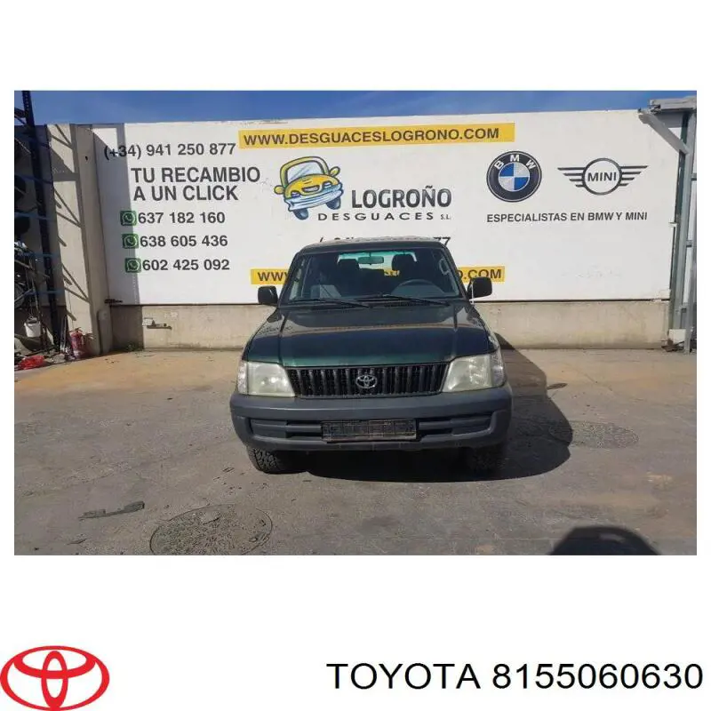 8155060630 Toyota Lampa zespolona tylna prawa