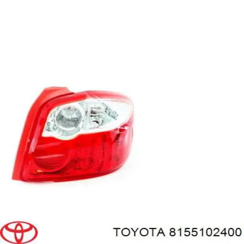 Lampa zespolona tylna prawa Toyota 8155102400 cena, od 109,39 USD