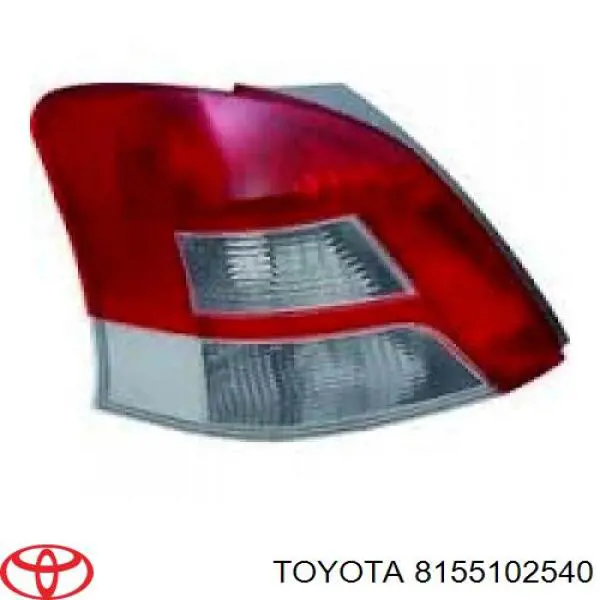 Do koszyka 8155102540 Toyota Lampa zespolona tylna lewa