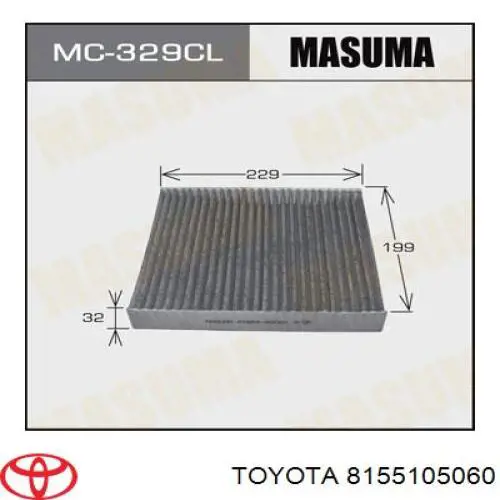 8155105060 Toyota Lampa zespolona tylna prawa