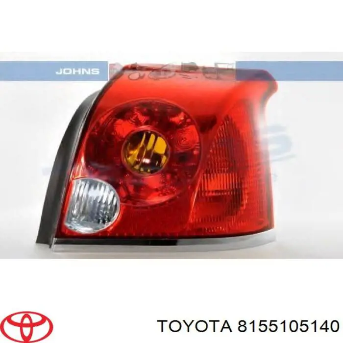 Do koszyka 8155105140 Toyota Lampa zespolona tylna prawa