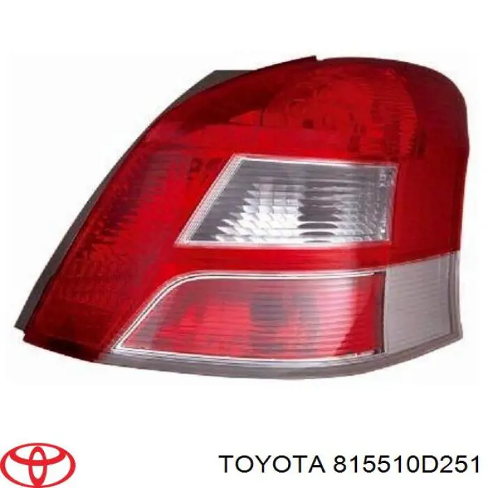 Lampa zespolona tylna prawa Toyota 815510D251 cena, od 124,21 USD