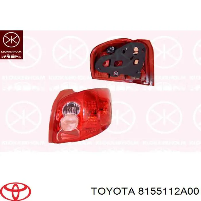 Do koszyka 8155112A00 Toyota Lampa zespolona tylna prawa