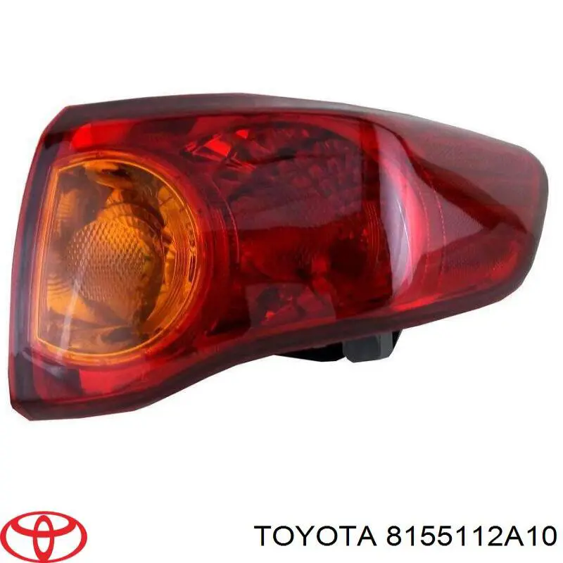 Lampa zespolona tylna prawa zewnętrzna Toyota 8155112A10 cena, od 67,01 USD