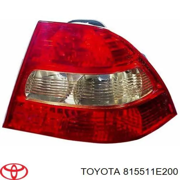 Lampa zespolona tylna prawa Toyota 815511E260 cena, od 78,07 USD
