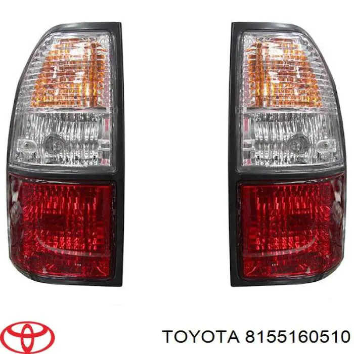 Lampa zespolona tylna prawa Toyota 8155060510 cena, od 146,42 USD