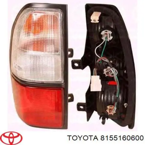 8155160600 Toyota Lampa zespolona tylna prawa