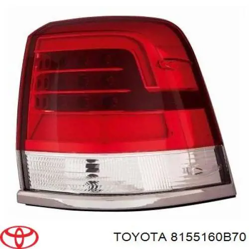 8155160B70 Toyota Lampa zespolona tylna prawa