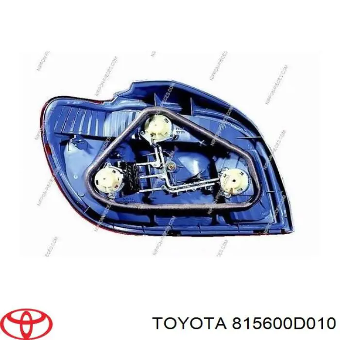 Lampa zespolona tylna lewa Toyota 815600D010 cena, od 60,69 USD