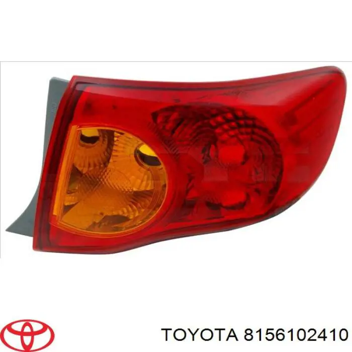 Lampa zespolona tylna lewa zewnętrzna 11B216012B TYC