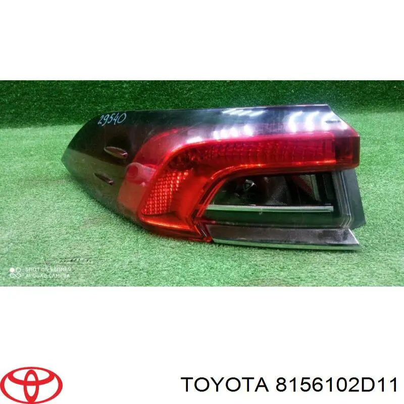 Lampa zespolona tylna lewa zewnętrzna Toyota 8156102D11 cena, od 189,22 USD